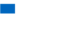 Logo der Dekra mit blauem Rechteck und weißem Schriftzug